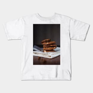 Chocolate and almond cookies Kids T-Shirt